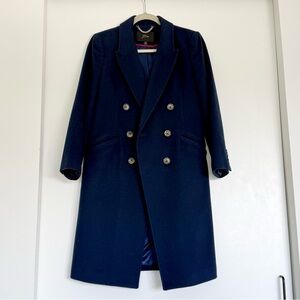 J. Crew Navy Double-Breasted Pea Coat